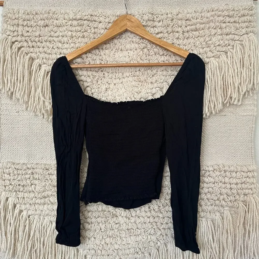Reformation Reign Long Sleeve Top